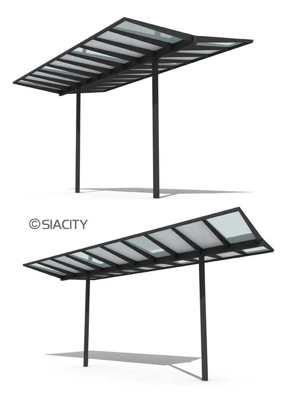 X-ZS04 Modulové zastřešení nástupiště